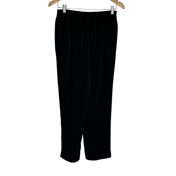 Bon Worth Vintage Pant Set Medium Metallic Knit Top Black Pants Two Piece Outfit - Picture 8 of 10